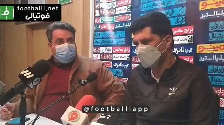 صحبت هاى مجتبى حسينى بعد از بازى ذوب آهن و صنعت نفت آبادان