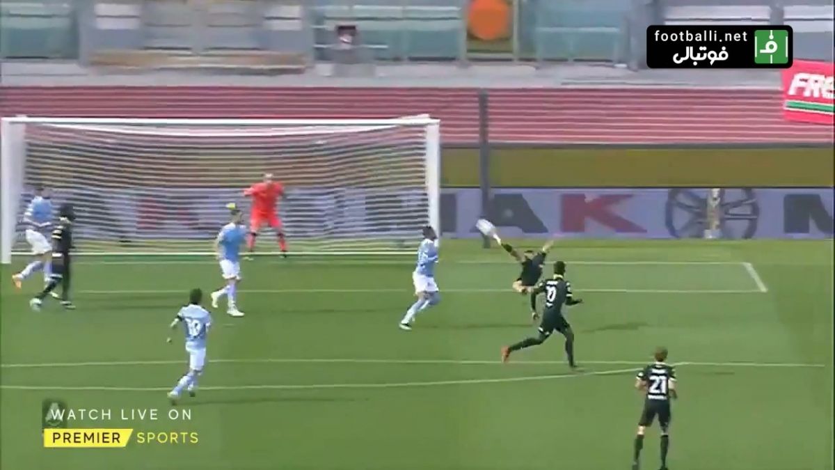 سوپرگل برگردان دنیله ورده در دیدار اسپتزیا و لاتزیو