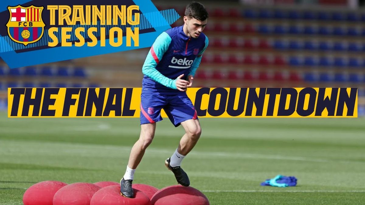 تمرین بارسلونا برای تقابل با وایادولید