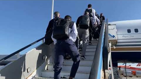 سفر بازیکنان پورتو به شهر سویا در اسپانیا برای تقابل با چلسی