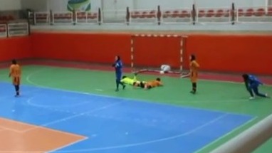 فوتسال بانوان / گل بازی ملی حفاری اهواز 1-0 مس کرمان