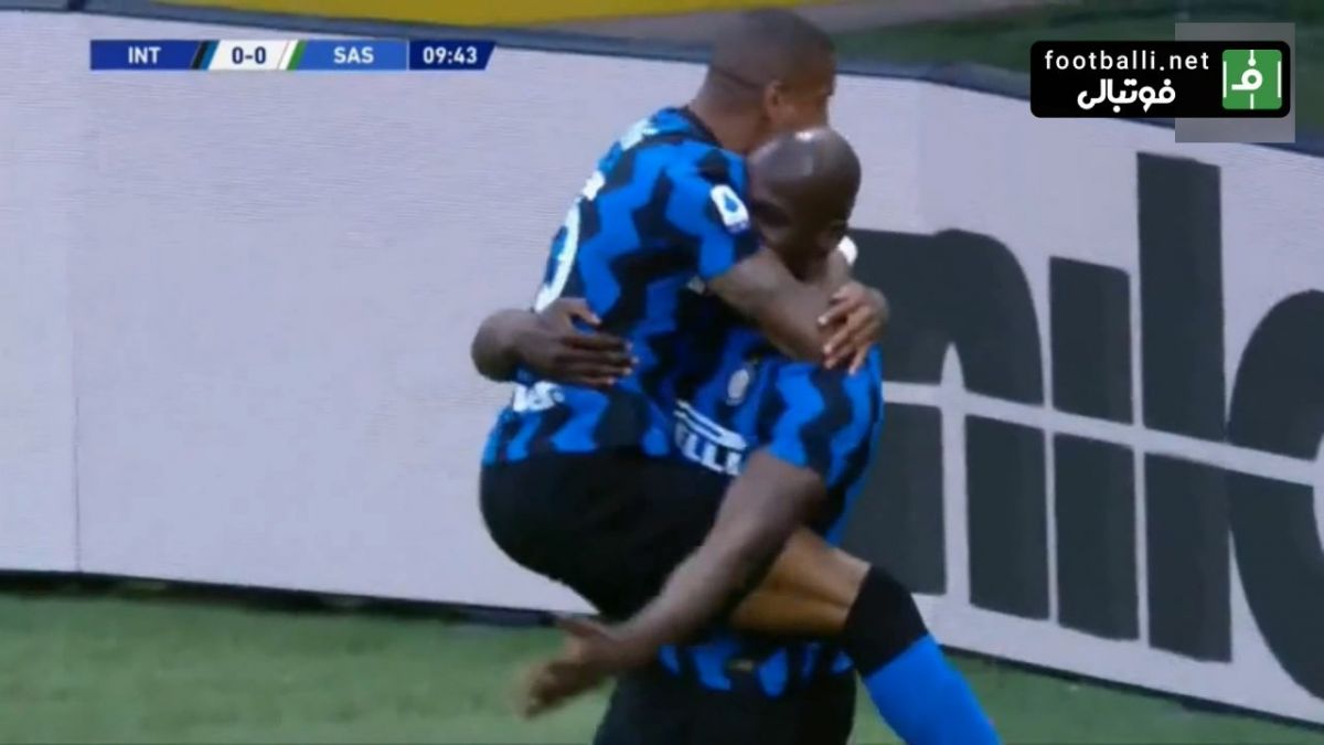 گل اول اینتر به ساسولو (لوکاکو)