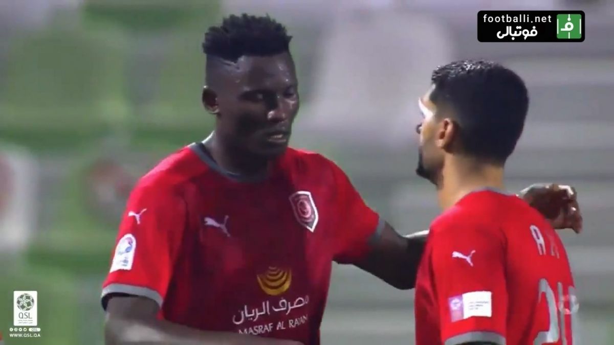 گل سوم الدحیل به الاهلی توسط اولونگا با پاس علی کریمی