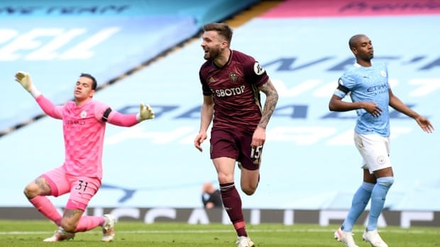 خلاصه بازی منچسترسیتی 1-2 لیدزیونایتد