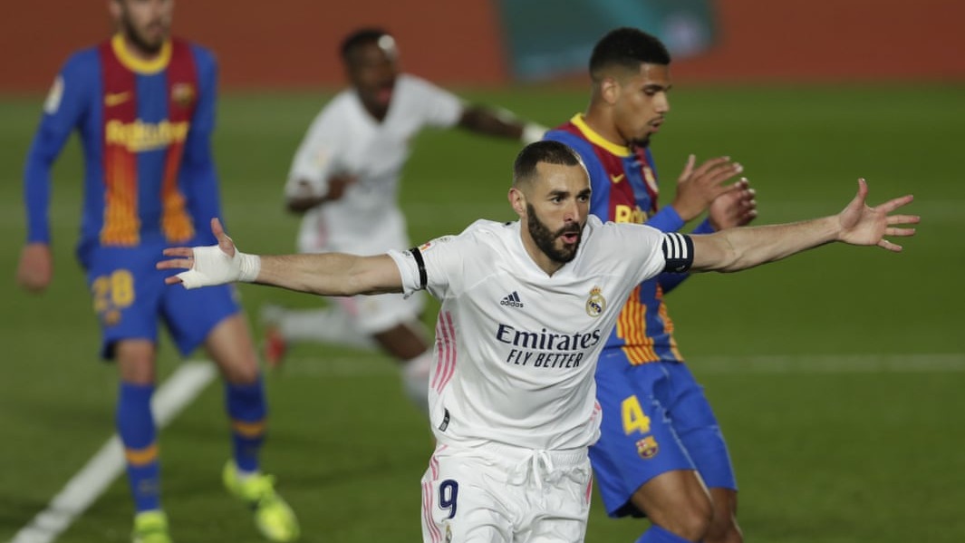 خلاصه بازی رئال مادرید 2-1 بارسلونا