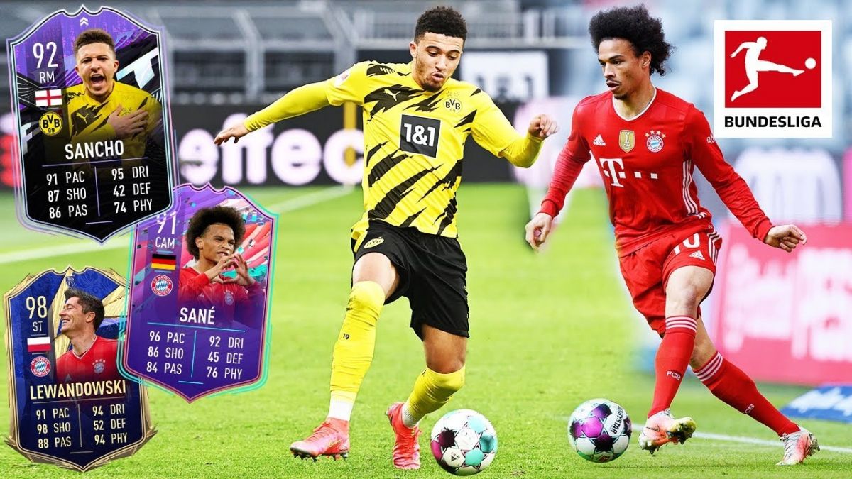 10 دریبل زن برتر بوندسلیگا بر اساس رنکینگ بازی فیفا 21