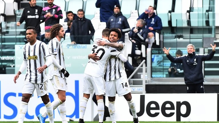 گل سوم یوونتوس به جنوا (مک کنی)