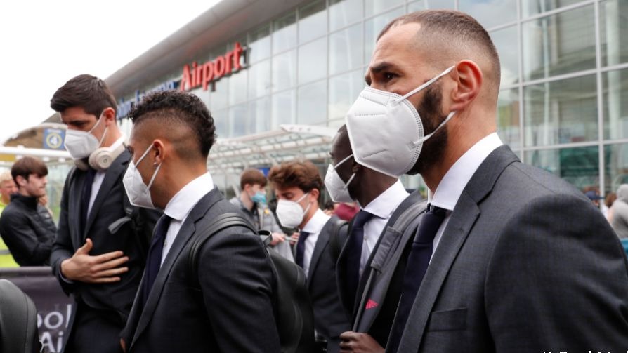 سفر بازیکنان رئال مادرید به لیورپول