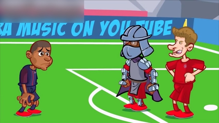 انیمیشن طنز بازی پاری سن ژرمن 0-1 بایرن مونیخ