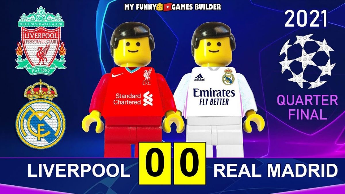 شبیه سازی بازی لیورپول 0-0 رئال مادرید با عروسک لگو