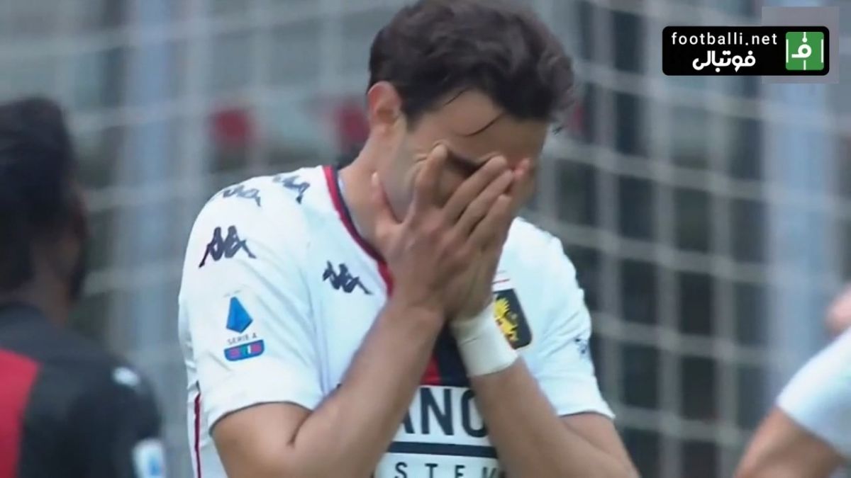 گل دوم میلان به جنووا (گل به خودی اسکاماکا)