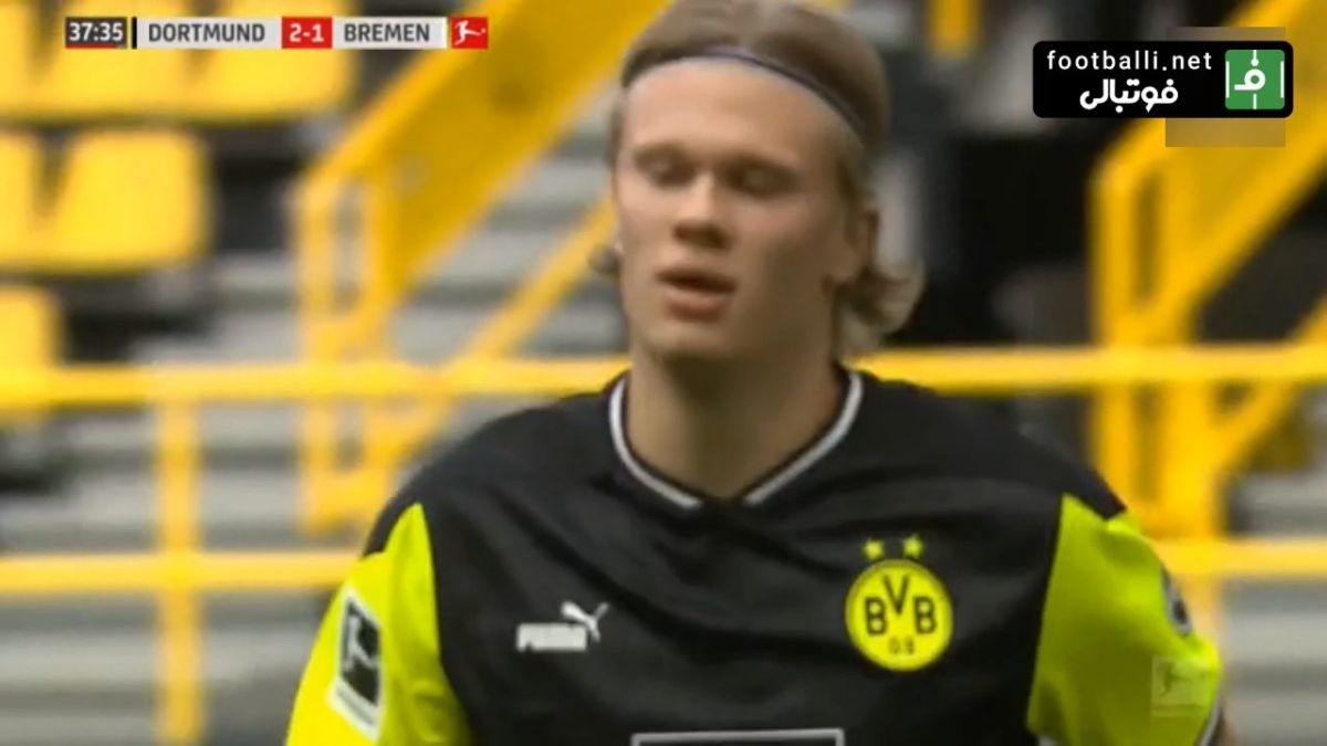 گل سوم دورتموند به وردربرمن (دبل هالند)