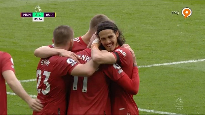 گل دوم منچستریونایتد به برنلی (دبل گرینوود)