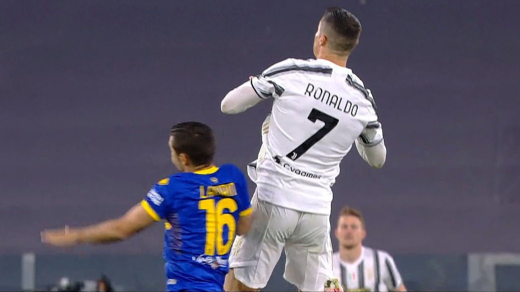 عملکرد کریستیانو رونالدو در بازی یوونتوس 3-1 پارما
