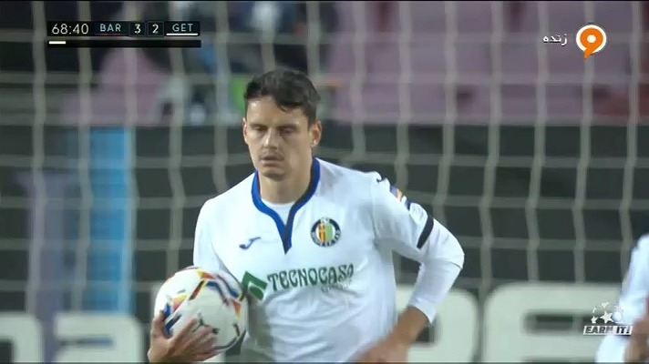 گل دوم ختافه به بارسلونا (اونال - پنالتی)