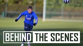 آخرین تمرین آرسنال برای تقابل با اورتون