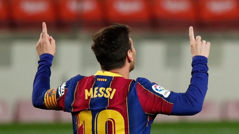 عملکرد لیونل مسی در بازی بارسلونا 5-2 ختافه