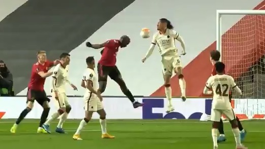 گل پنجم منچستریونایتد به رم (پوگبا)