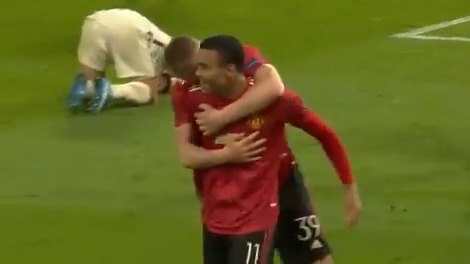 گل ششم منچستریونایتد به رم (گرینوود)