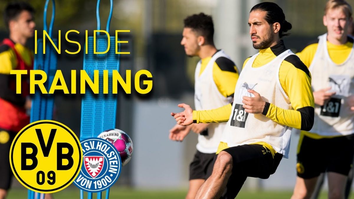 تمرین دورتموند برای نیمه نهایی جام حذفی آلمان