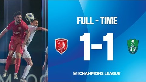 خلاصه بازی الدحیل 1-1 الاهلی عربستان (گروه استقلال)