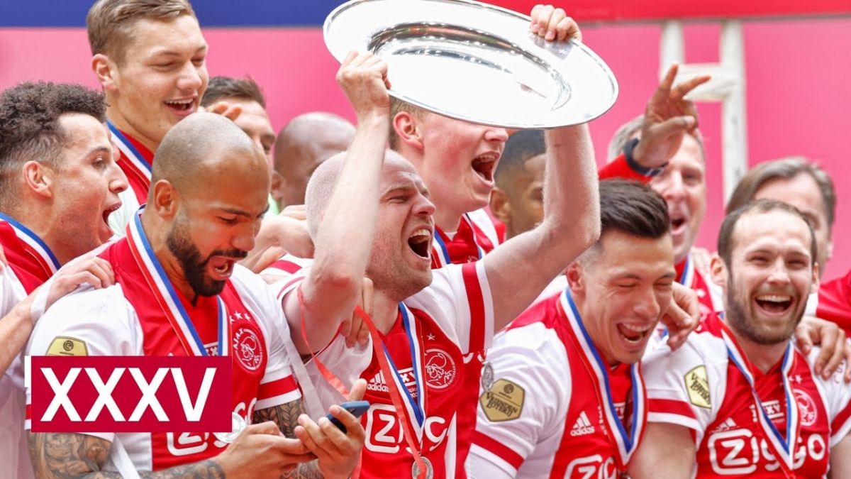 جشن قهرمانی زود هنگام آژاکس در اردیویسه هلند 21-2020