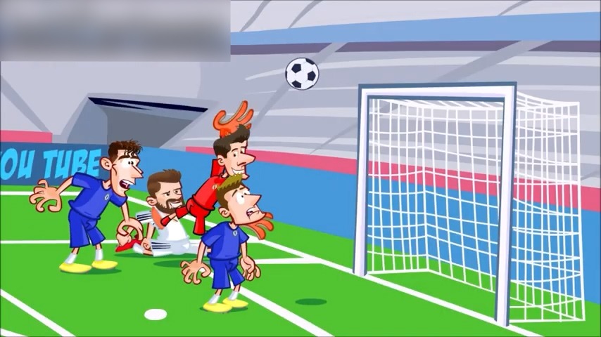 انیمیشن طنز بازی چلسی 2-0 رئال مادرید