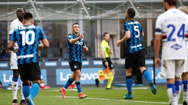 گل دوم اینتر به سمپدوریا (سانچز)