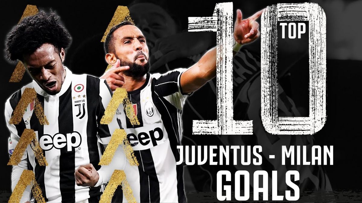 10 گل برتر یوونتوس مقابل میلان