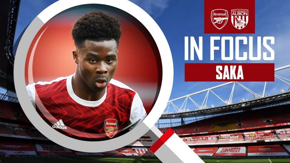 عملکرد بوکایو ساکا در دیدار آرسنال 3-1 وست برومویچ