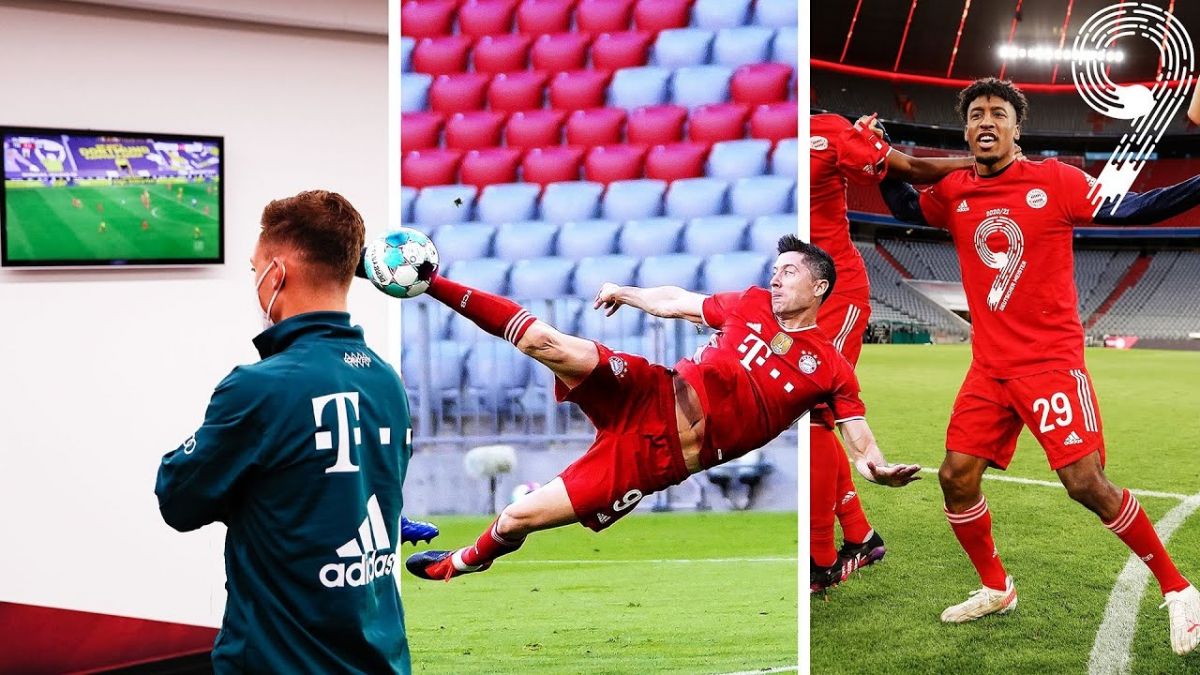 حواشی قهرمانی بایرن مونیخ در بوندسلیگا از نگاه دوربین باشگاه