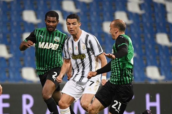 عملکرد کریستیانو رونالدو در بازی یوونتوس 3-1 ساسولو