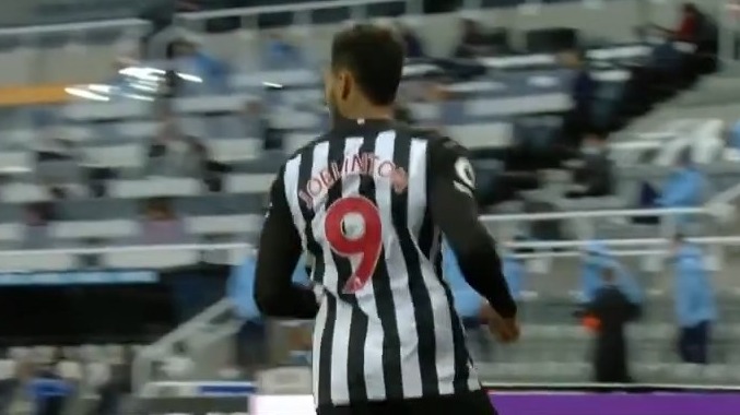 گل دوم نیوکاسل به منچسترسیتی (ژوئلینتون)