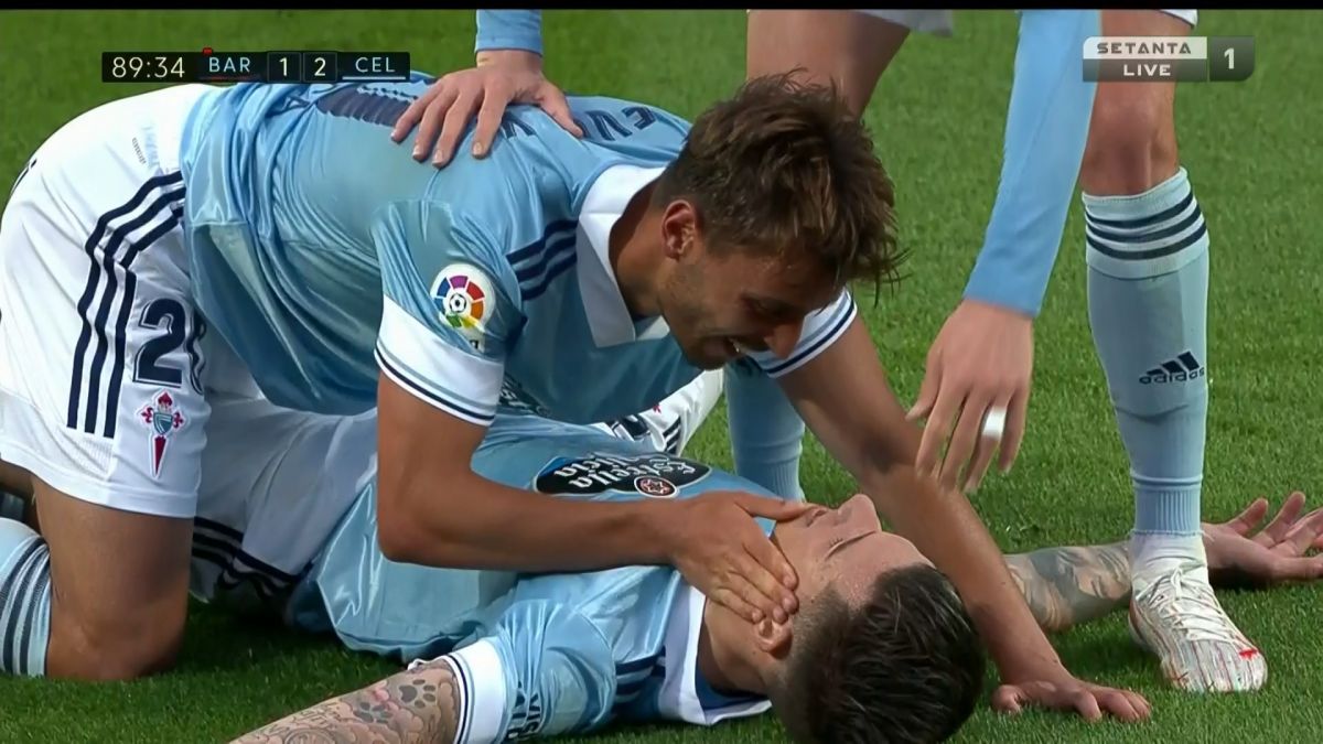 گل دوم سلتاویگو به بارسلونا (دبل سانتی مینا)