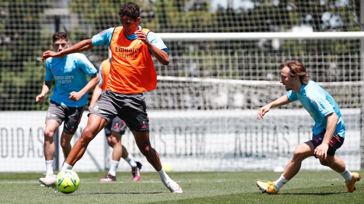 تمرین رئال مادرید برای بازی با ویارئال در هفته پایانی لالیگا