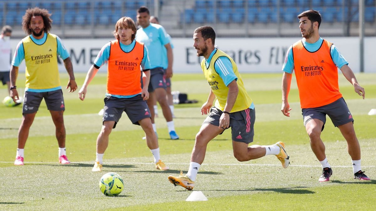 تمرین رئال مادرید برای آخرین بازی فصل مقابل ویارئال