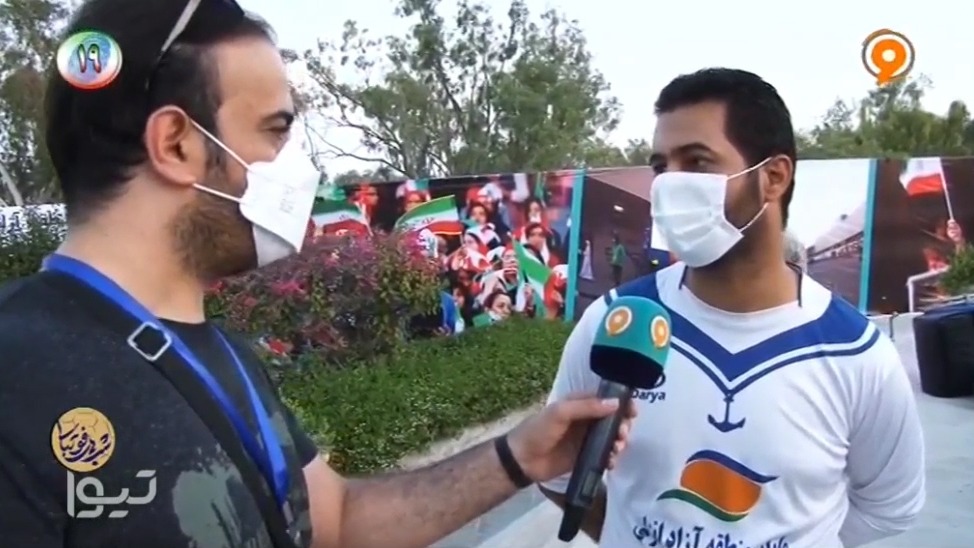 گفت و گو با هواداران تیم ملی در جزیره کیش