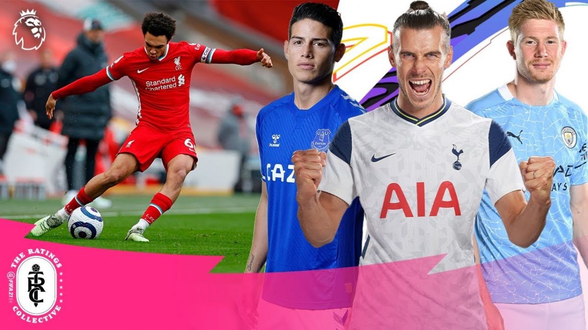 سانتر کنندگان برتر لیگ برتر انگلیس بر اساس رنکینگ فیفا 21