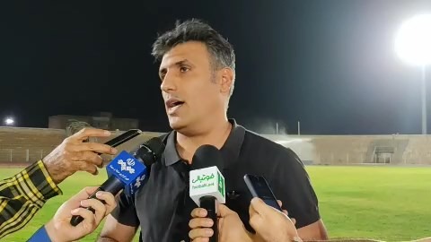 صحبت های امیر خلیفه اصل در پایان بازی مقابل خیبر و ورود هواداران برای حمایت از او
