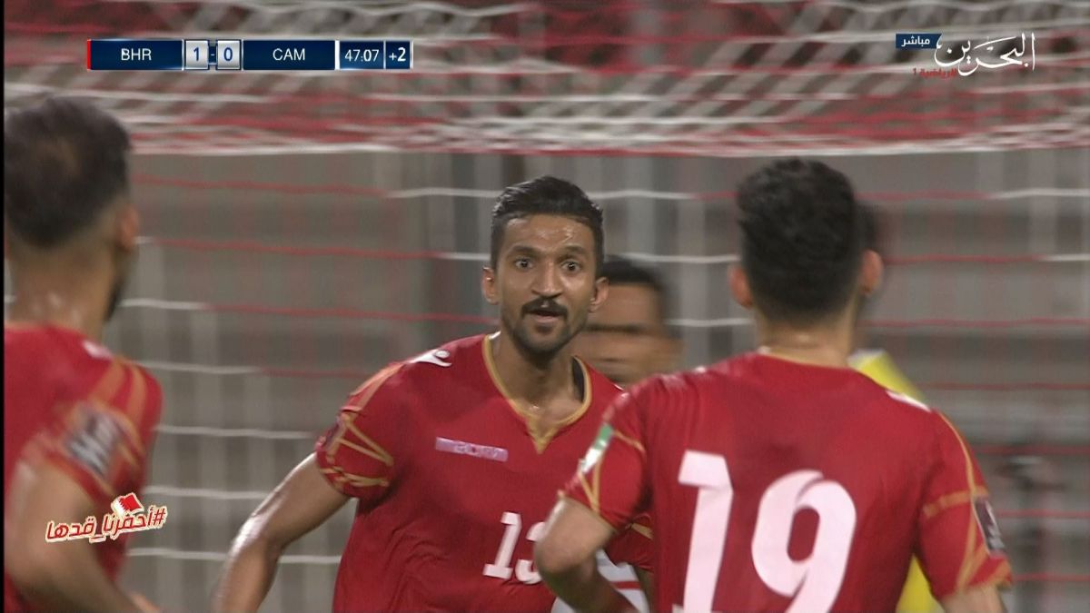 گل دوم بحرین به کامبوج (محمد الرمیحی)