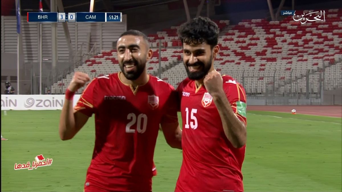 گل چهارم بحرین به کامبوج (جاسم الشیخ)