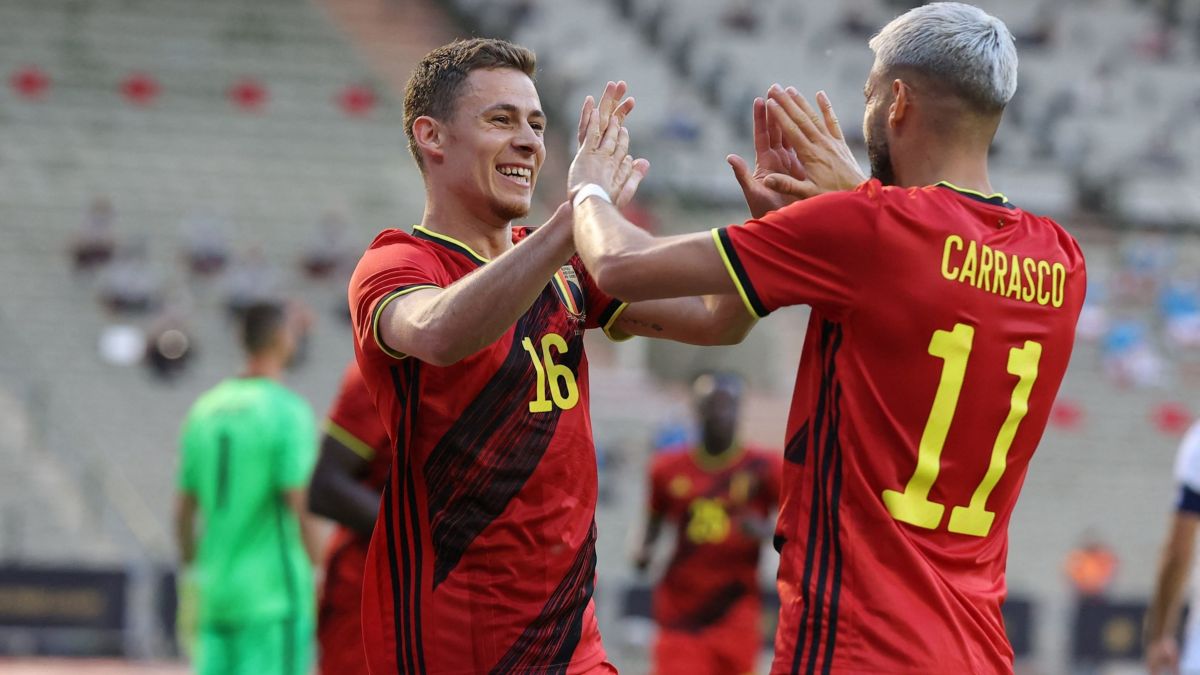 خلاصه بازی بلژیک 1-1 یونان (بازی دوستانه)