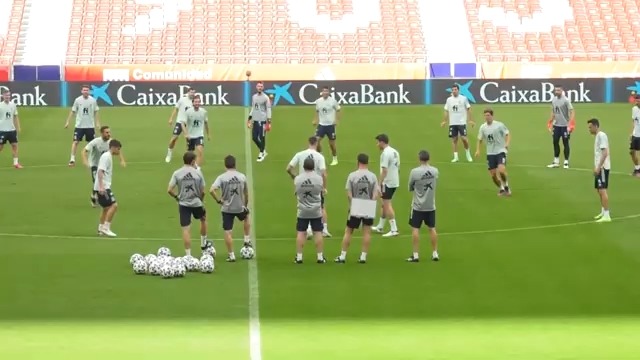 آخرین تمرین اسپانیا برای تقابل با پرتغال