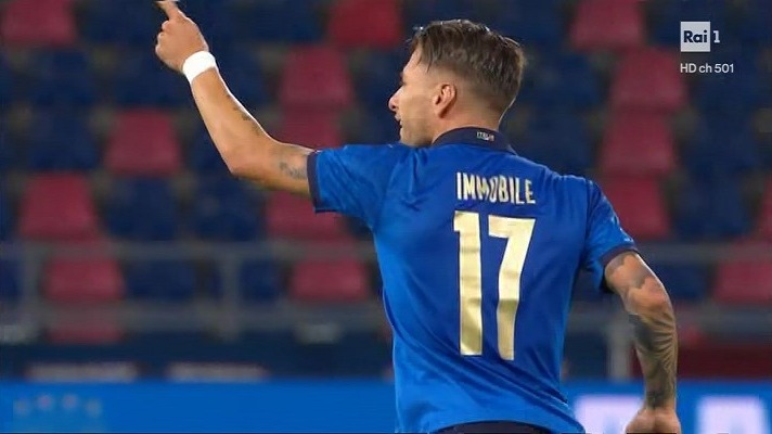 گل اول ایتالیا به جمهوری چک (ایموبیله)