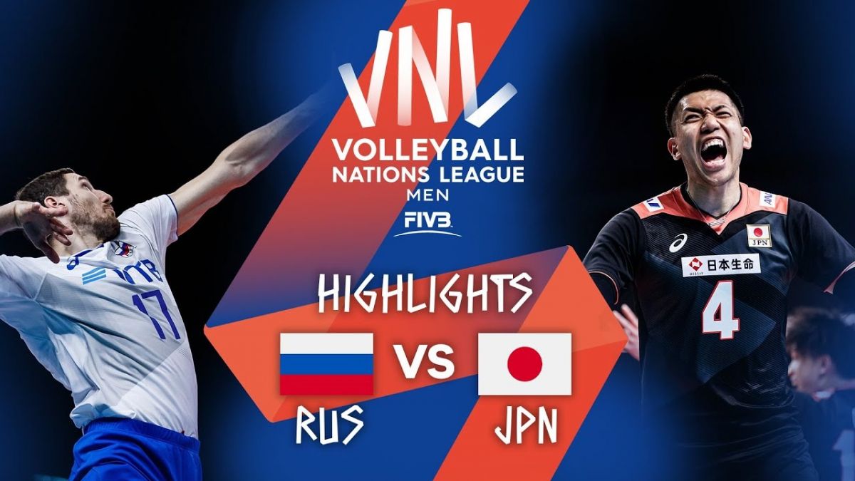 خلاصه بازی روسیه 2-3 ژاپن (لیگ ملت های والیبال 2021)