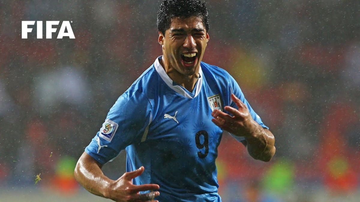 گل سوارز مقابل کره جنوبی در جام جهانی 2010 از زوایای مختلف