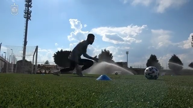 تمرین دروازه بانان اسپانیا برای یورو 2020