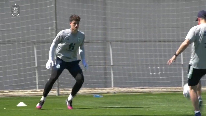 لحظاتی از تمرین تیم ملی اسپانیا (19 خرداد)