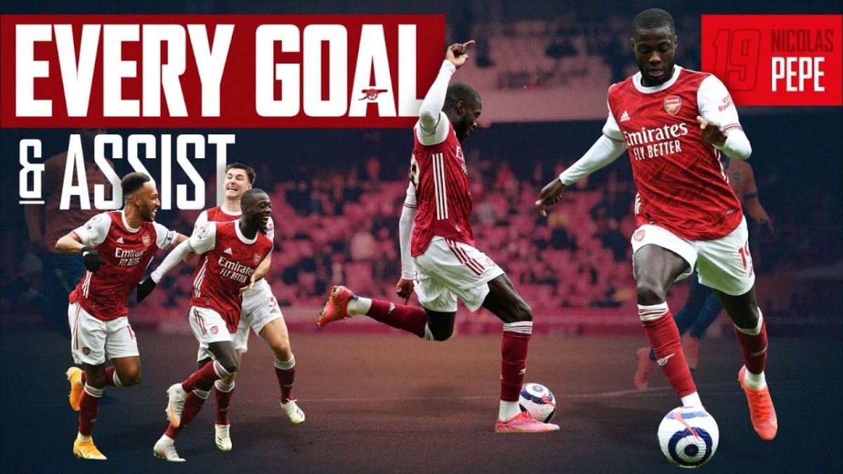 تمام گلها و پاس گلهای په په در آرسنال 2020-21
