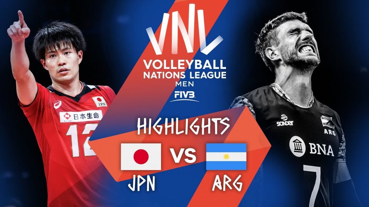 خلاصه بازی ژاپن 1-3 آرژانتین (لیگ ملت های والیبال 2021)